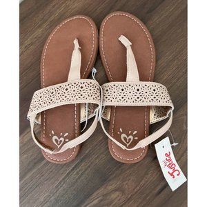 NWT Justice Girls' T-Strap Sandals
